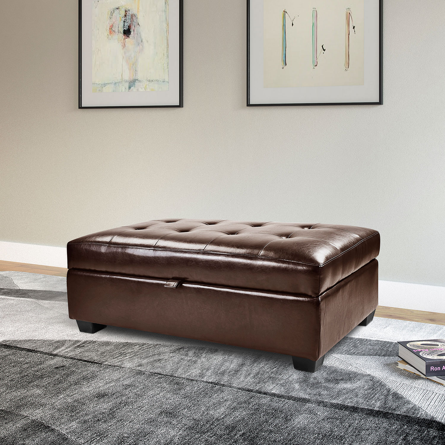 Fresno Storage Ottoman The Brick
