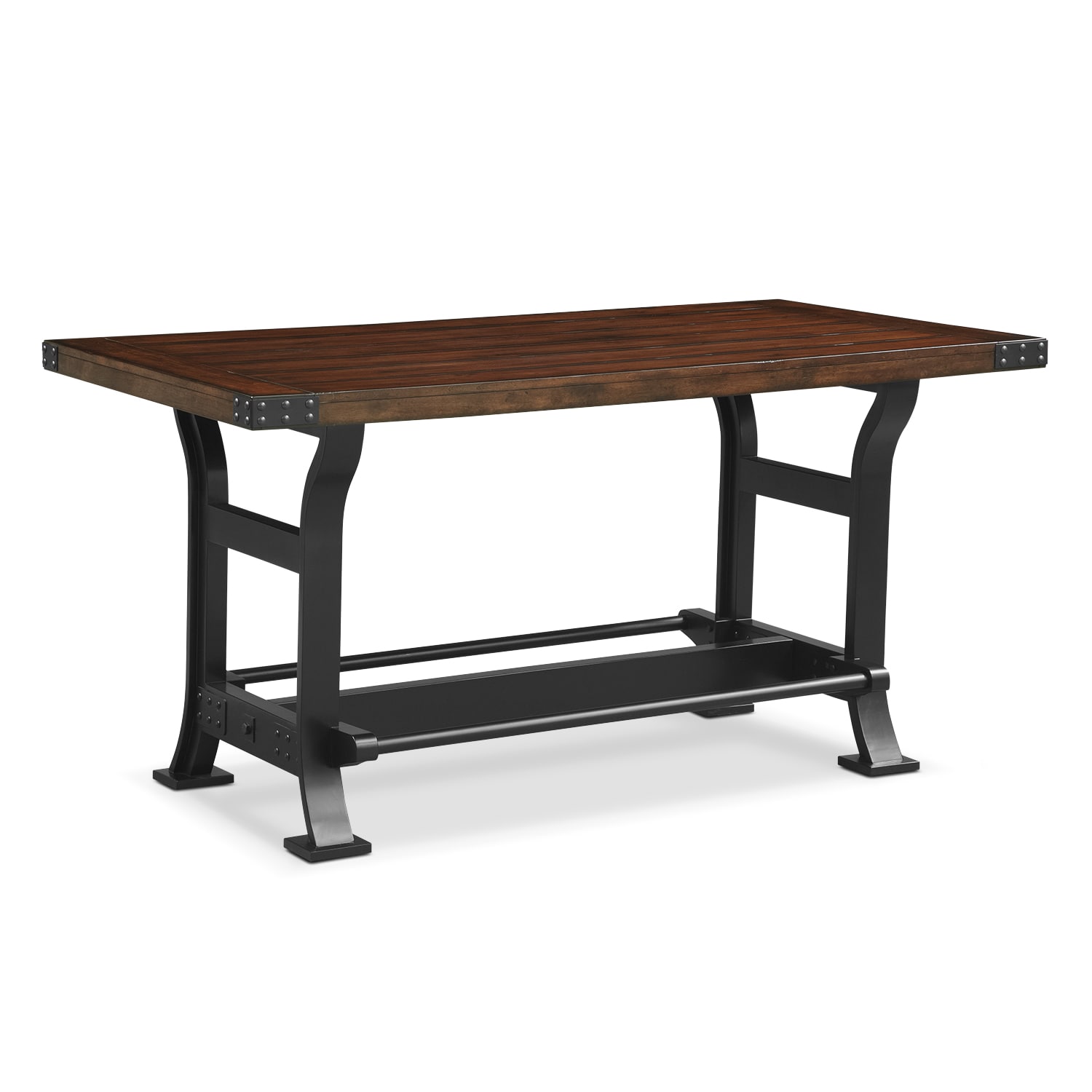 Newcastle CounterHeight Dining Table Mahogany American Signature