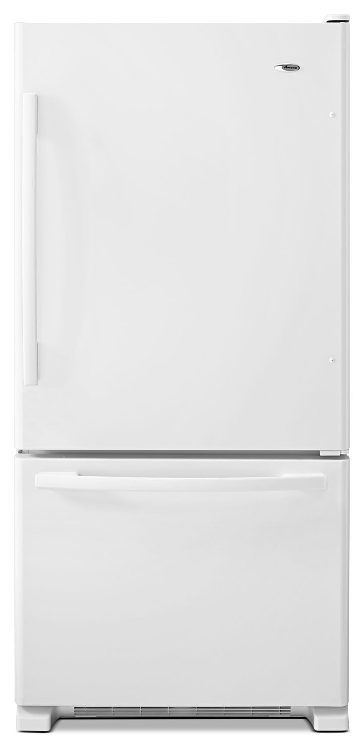 Amana White Bottom-Freezer Refrigerator (22.1 Cu. Ft.) - ABB2224BRW ...