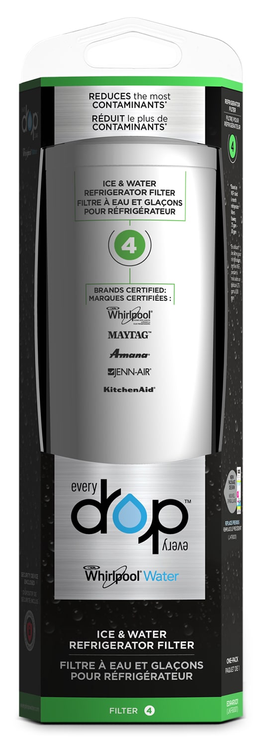 Whirlpool Everydrop™ Ice & Water Refrigerator Filter 4 The Brick
