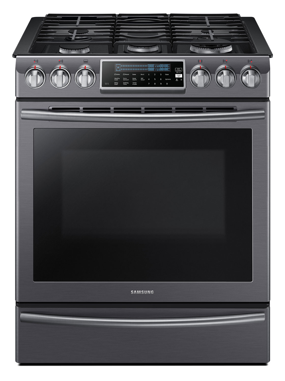Samsung 5.8 Cu. Ft. SlideIn Electric Flex Duo™ Range NE58K9850WS