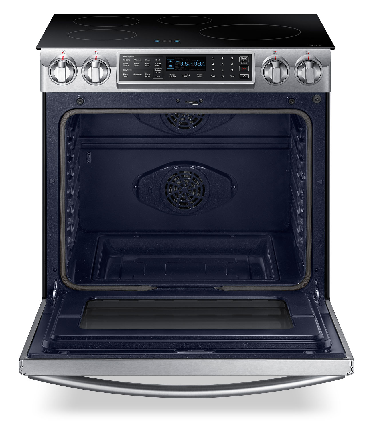 Samsung 5.8 Cu. Ft. SlideIn Induction Range NE58K9560WS/AC The Brick