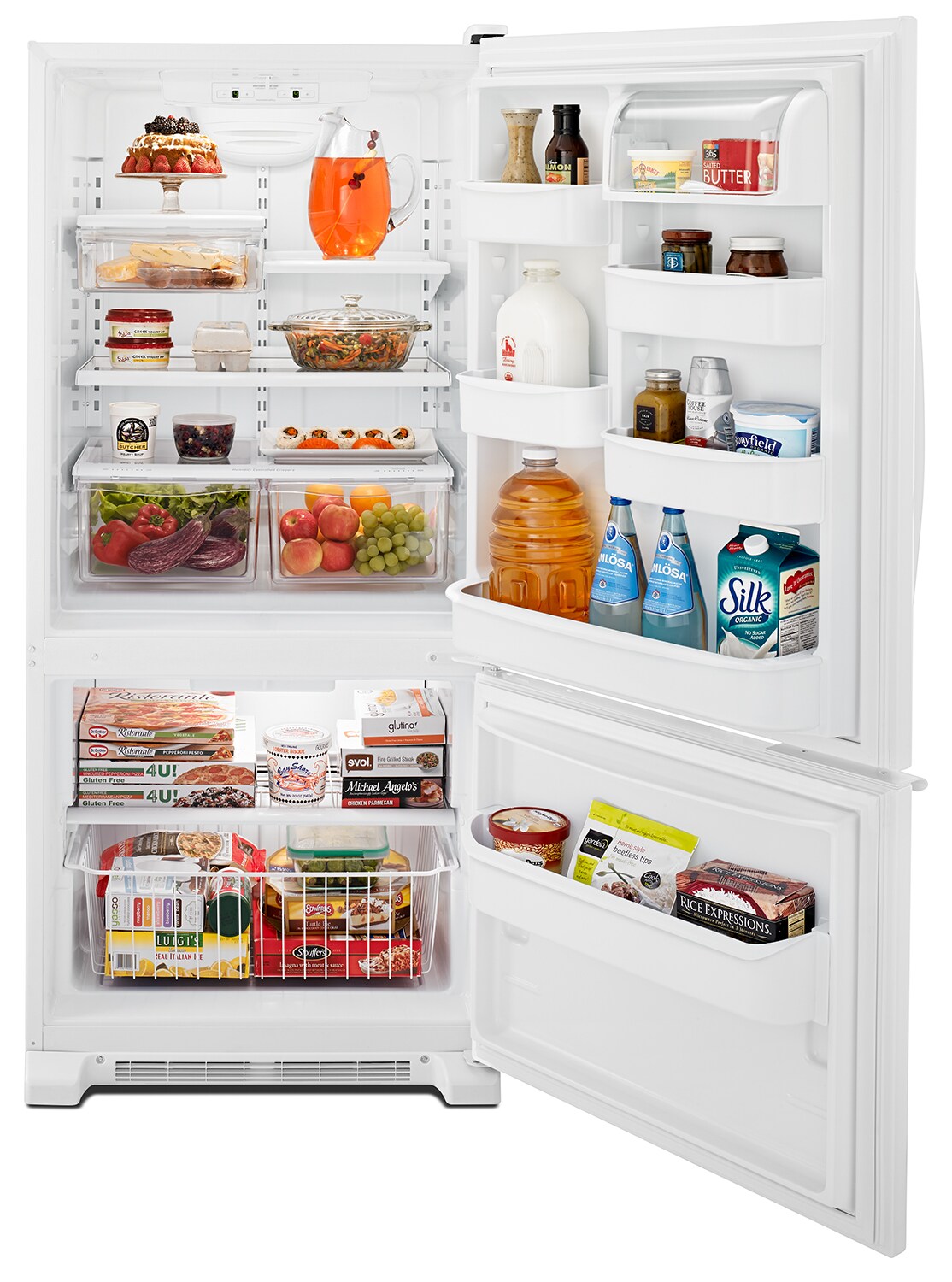 Whirlpool 19 Cu. Ft. BottomMount Refrigerator WRB119WFBW The Brick
