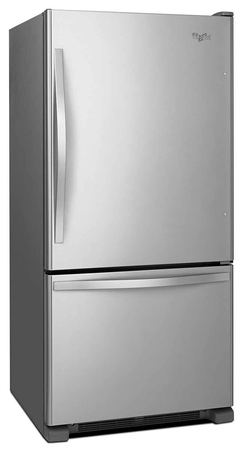 Whirlpool 22 Cu. Ft. BottomMount Refrigerator WRB322DMBM The Brick