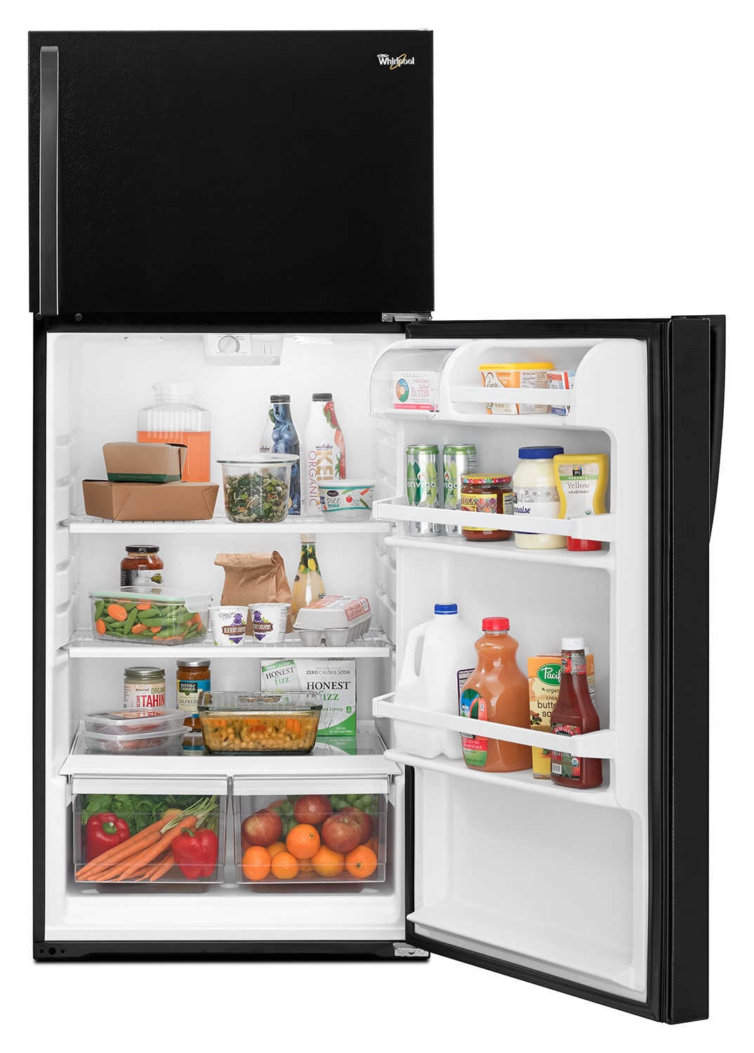 Whirlpool 14 Cu. Ft. TopFreezer Refrigerator WRT314TFDB The Brick