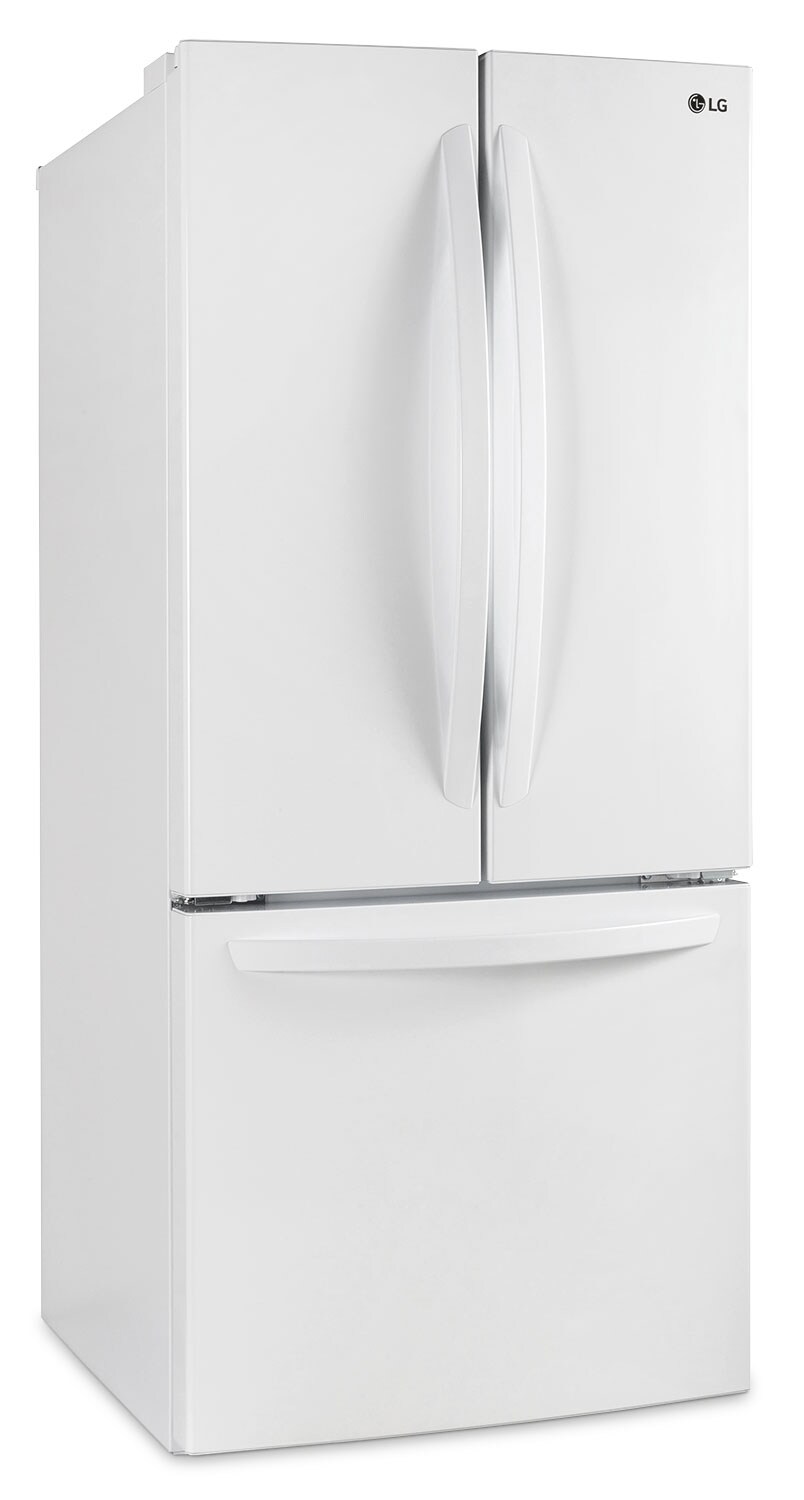 LG 22 Cu. Ft. FrenchDoor Refrigerator LFNS22520W The Brick