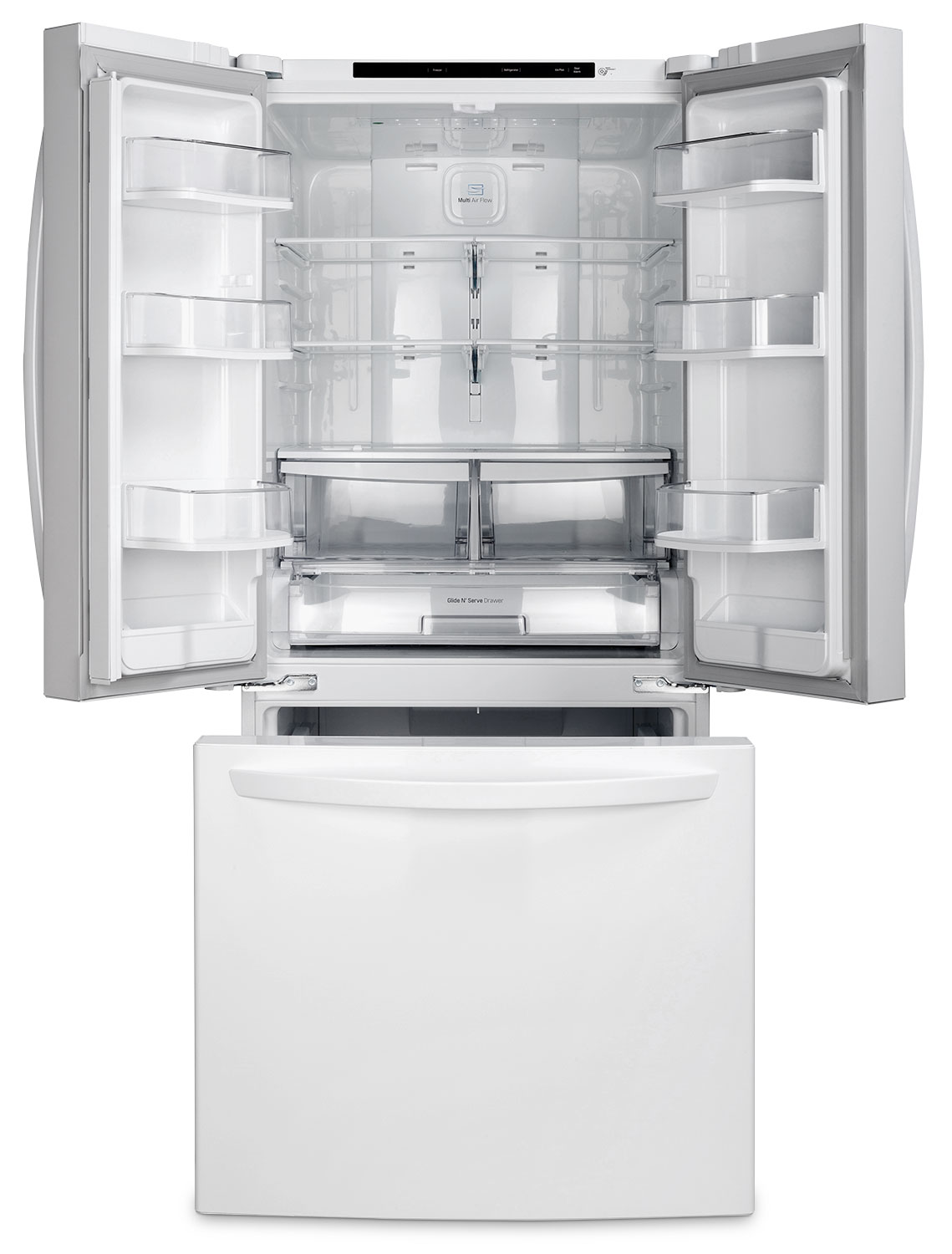 LG 22 Cu. Ft. FrenchDoor Refrigerator LFNS22520W The Brick