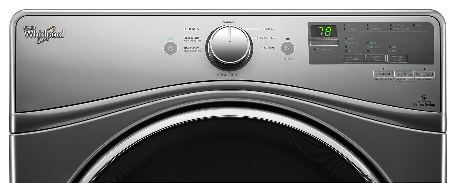 Whirlpool 5.2 Cu. Ft. FrontLoad Washer and 7.4 Cu. Ft. Electric Dryer