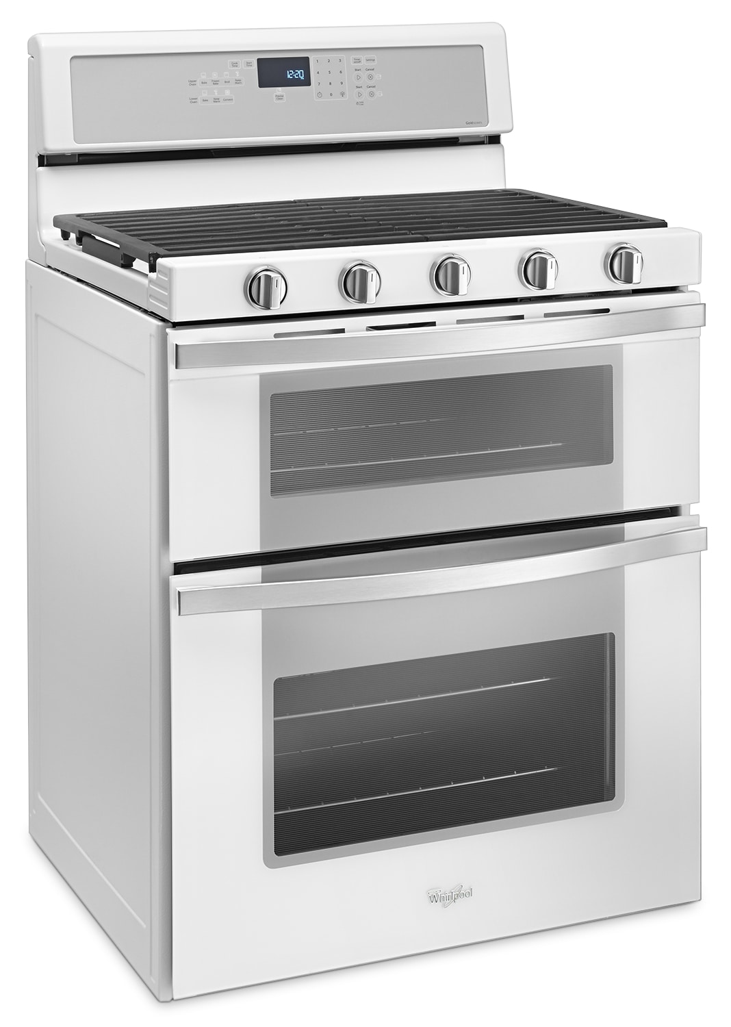 Whirlpool White Freestanding Double Gas Range (6.0 Cu. Ft