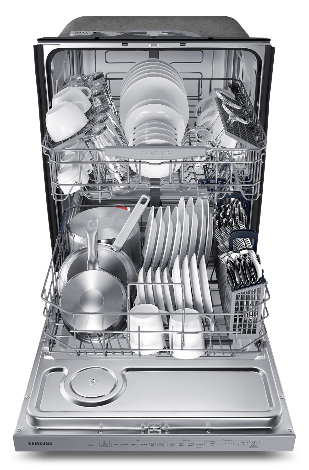Samsung BuiltIn Dishwasher with AutoOpen Drying DW80K5050US/AC