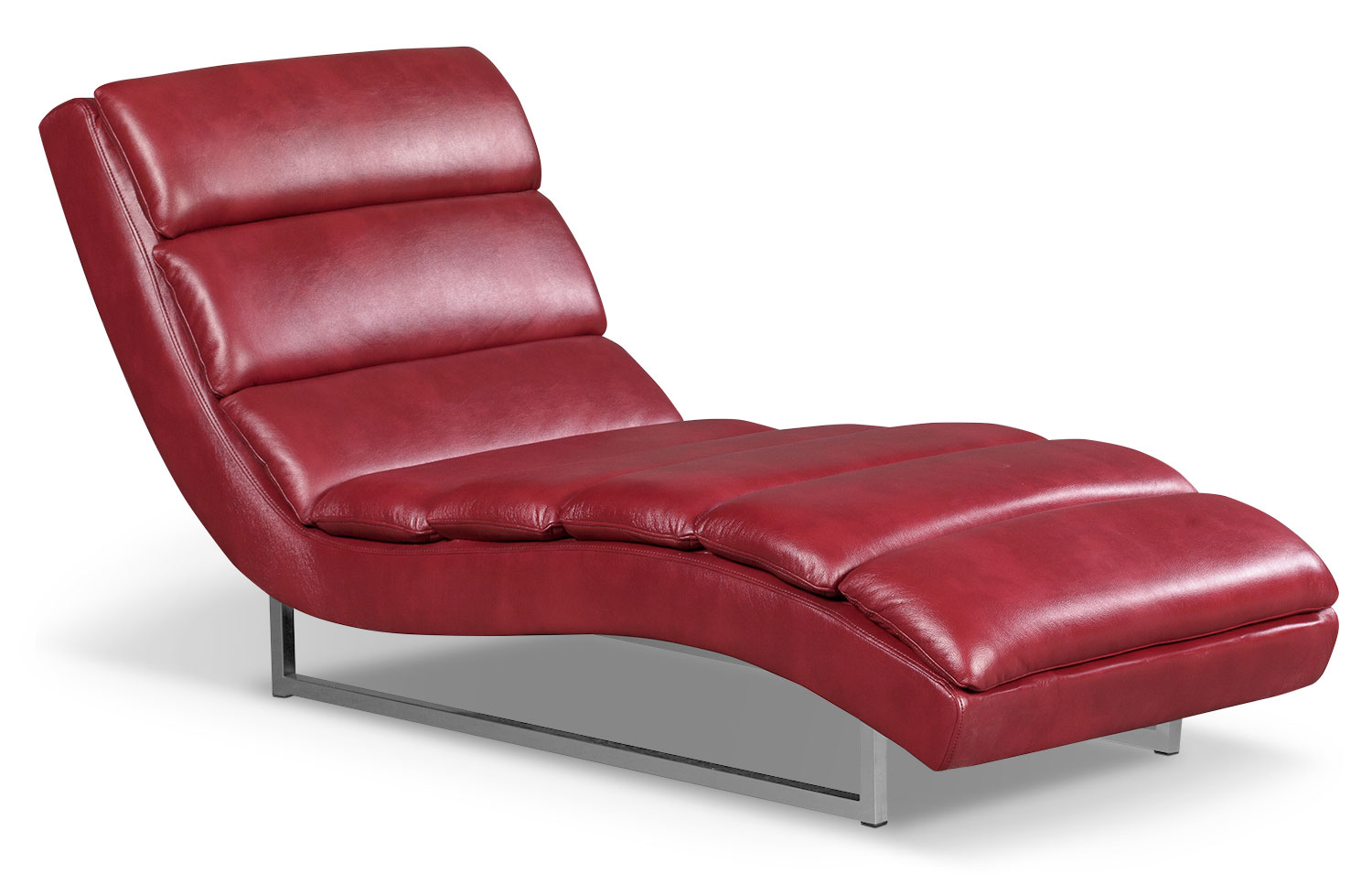 Maddy Leatherlook Fabric Chaise – Red The Brick - Hover To Zoom maddy leatherlook fabric chaise – red the brick - hover to zoom