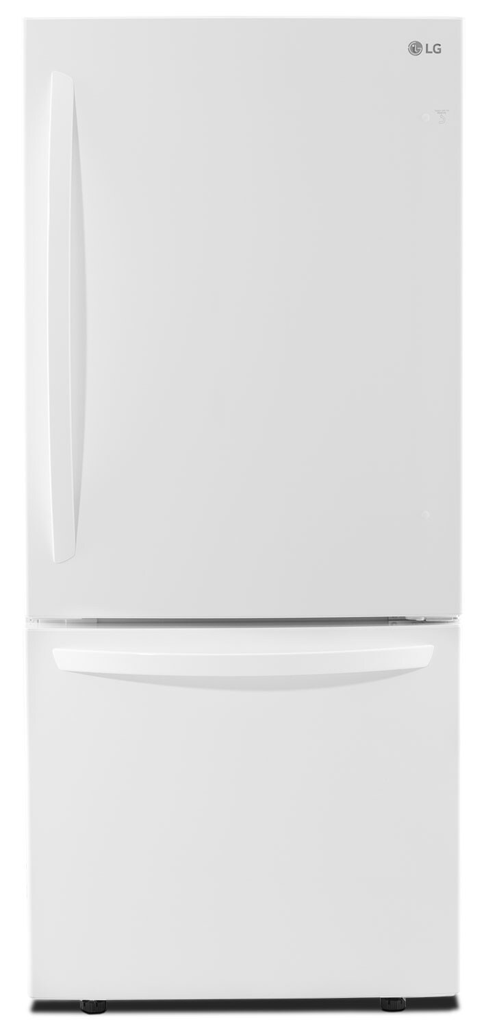 LG 22 Cu. Ft. Energy Star® BottomMount Refrigerator LDNS22220S The