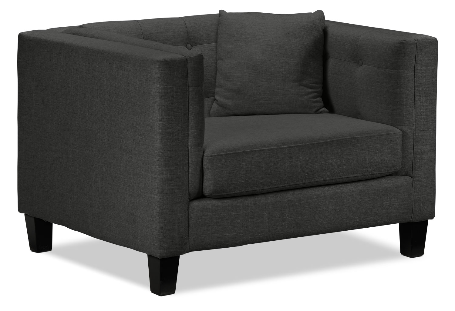 Astin Chair and a Half - Dark Grey | Leon's