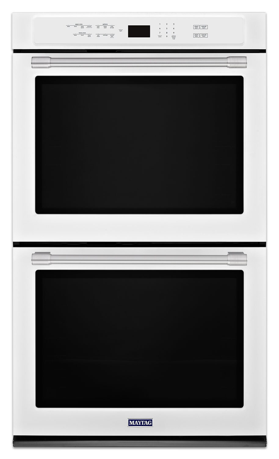 Maytag White Electric Double Wall Oven (10.0 Cu. Ft.) MEW9630FW Leon's