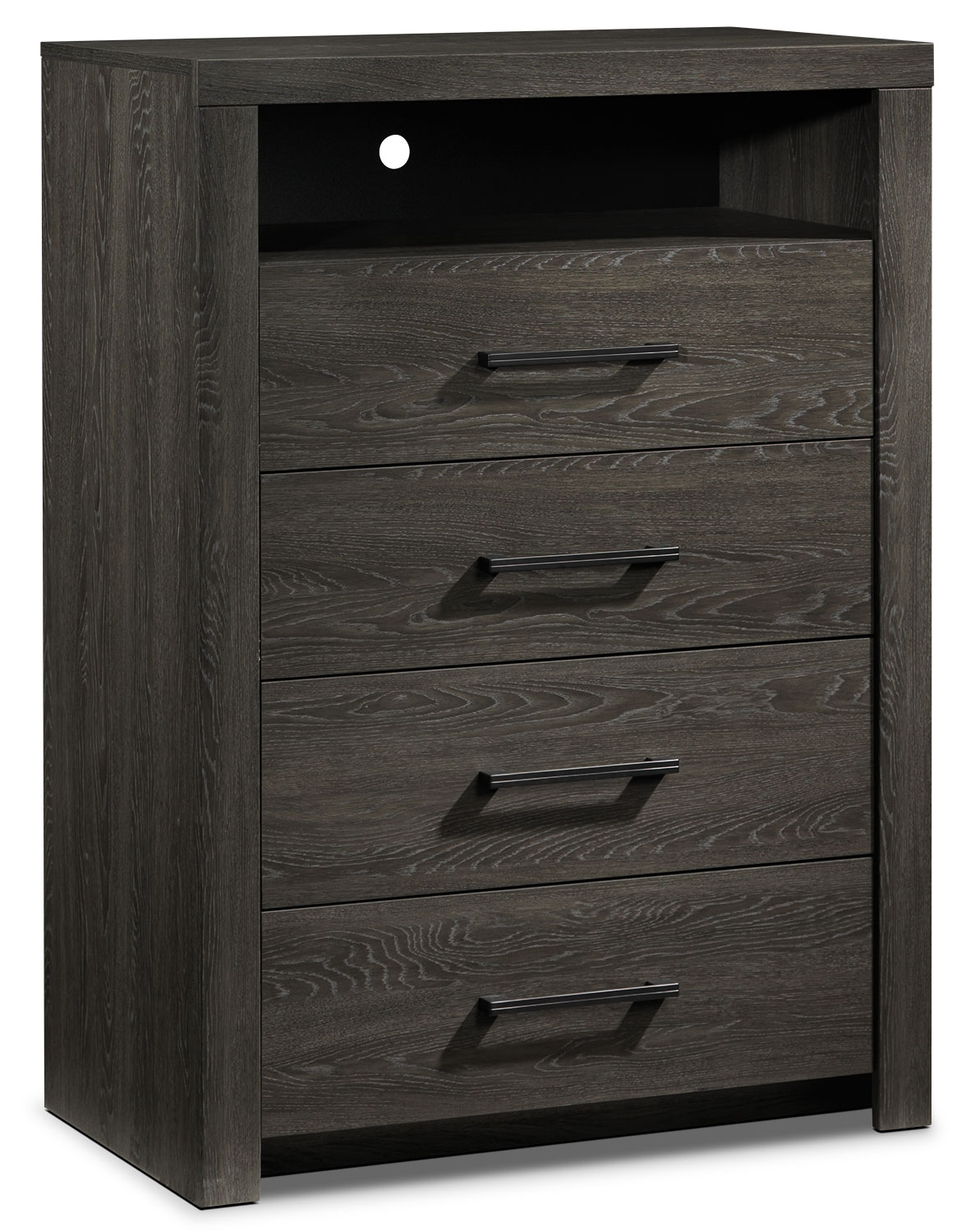 Driftwood Nightstand Rustic Brown Leon's