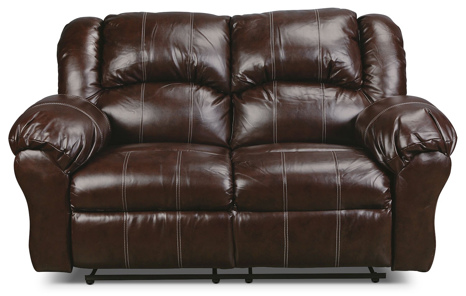 Decker Reclining Loveseat Brown Levin Furniture