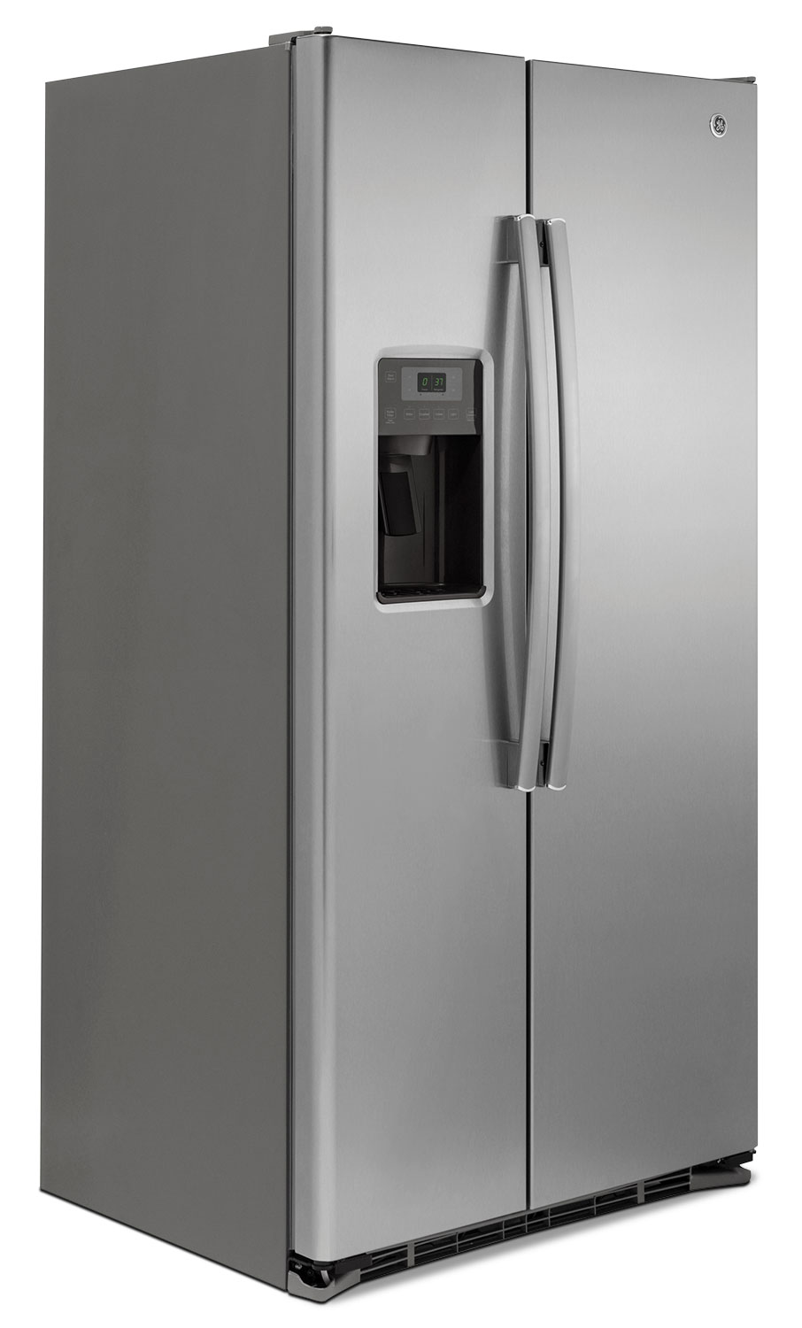 GE 21.9 Cu. Ft. CounterDepth SidebySide Refrigerator GZS22DSJSS