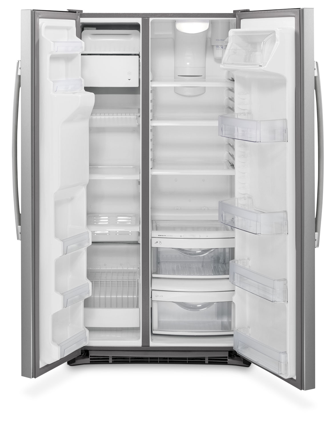 GE 21.9 Cu. Ft. CounterDepth SidebySide Refrigerator GZS22DSJSS