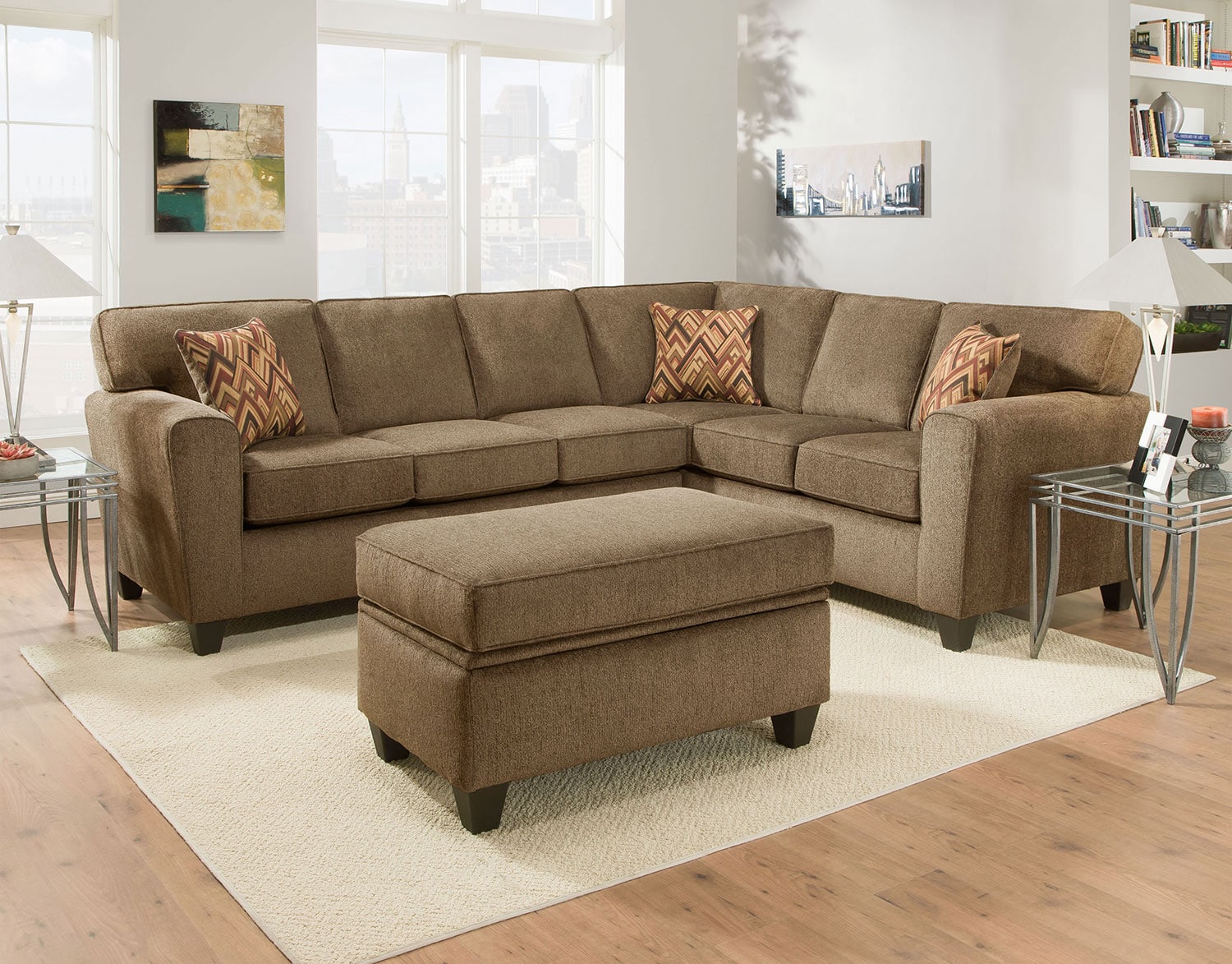 Cooper 2-Piece Sectional - Cocoa | Levin Furniture