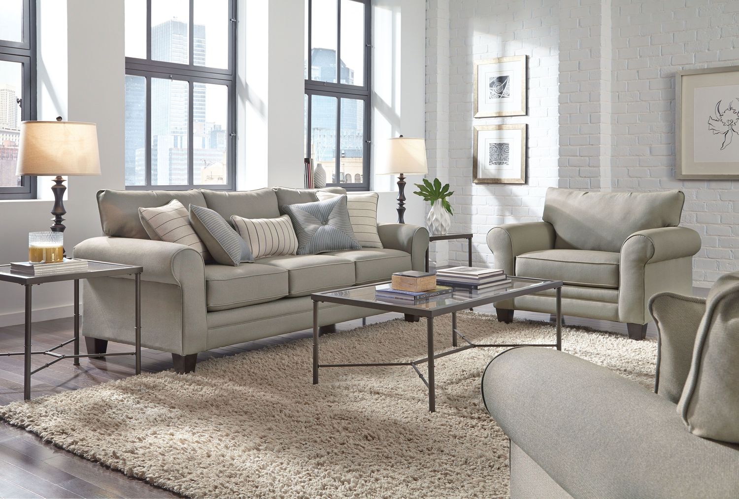 Aspire Sofa - Gray | Levin Furniture