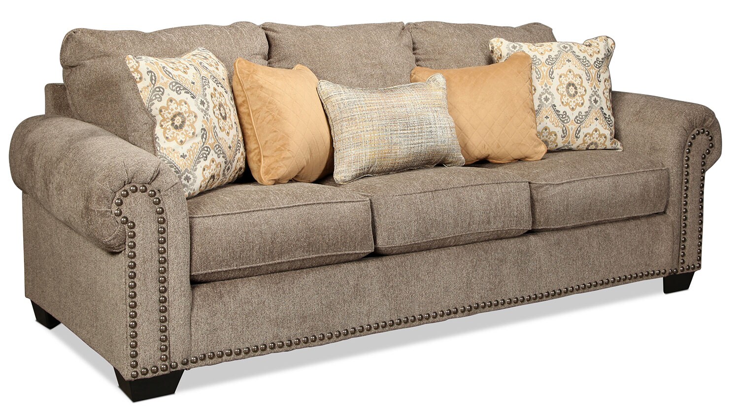 Callie Queen Sleeper Sofa Grey Levin Furniture
