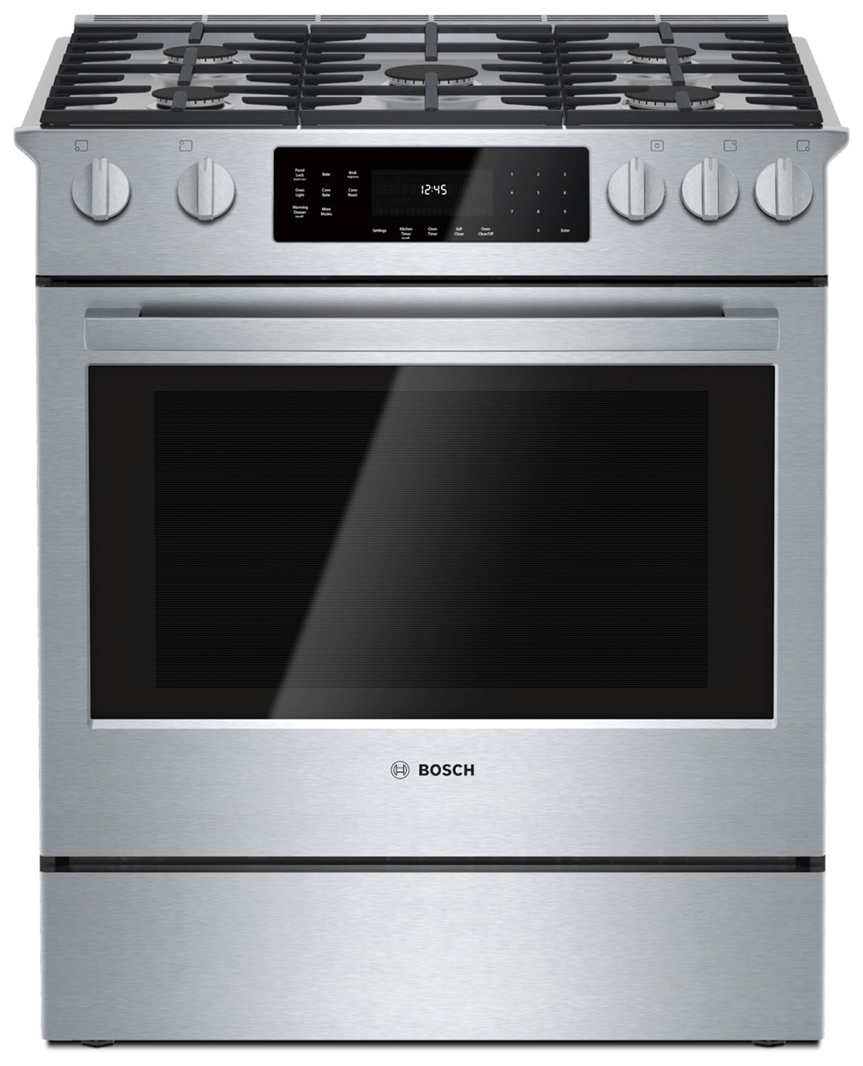 Bosch 800 Series 4.8 Cu. Ft. SlideIn Gas Range HGI8054UC The Brick