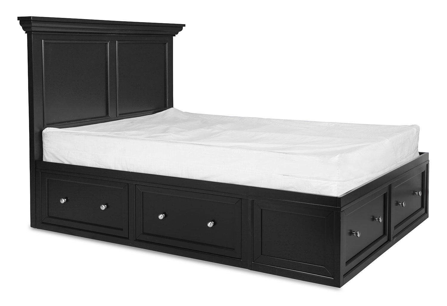 Ellsworth Queen Bed Black Levin Furniture