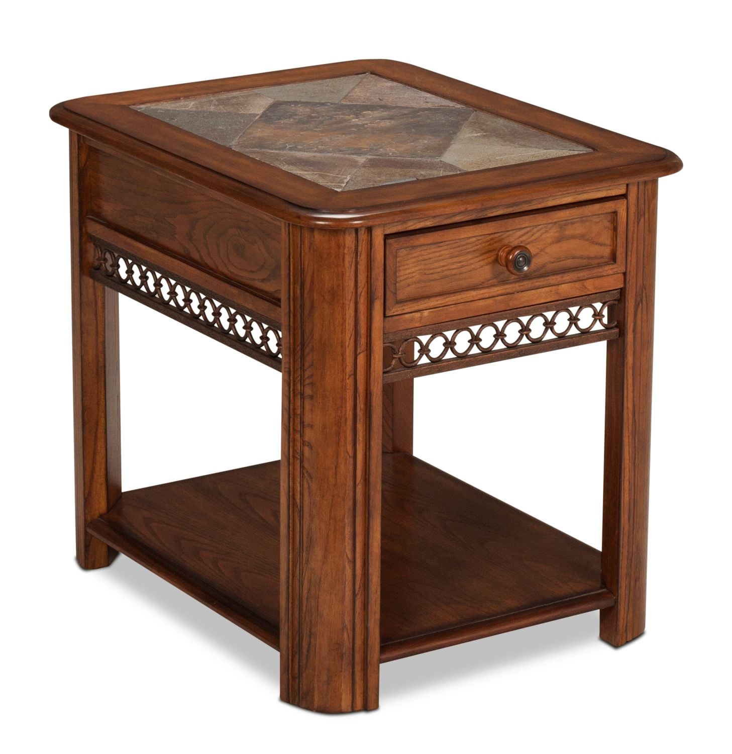 Madison End Table Oak Levin Furniture