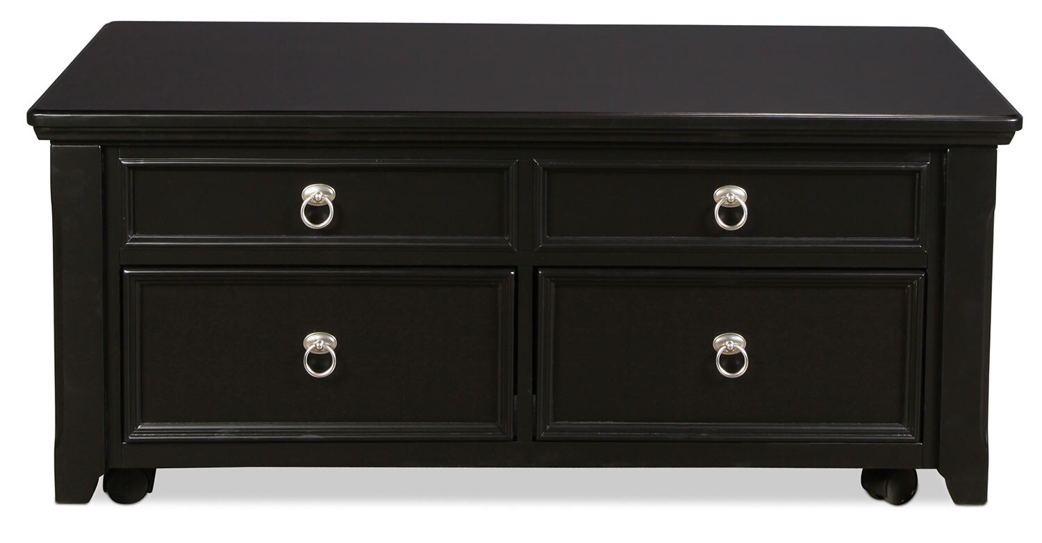 Hempfield Lift-Top Coffee Table - Black Levin Furniture Accent and Occasional Furniture - Hempfield Lift-Top Coffee Table - Black - Hempfield Lift-Top Coffee Table - Black Levin Furniture