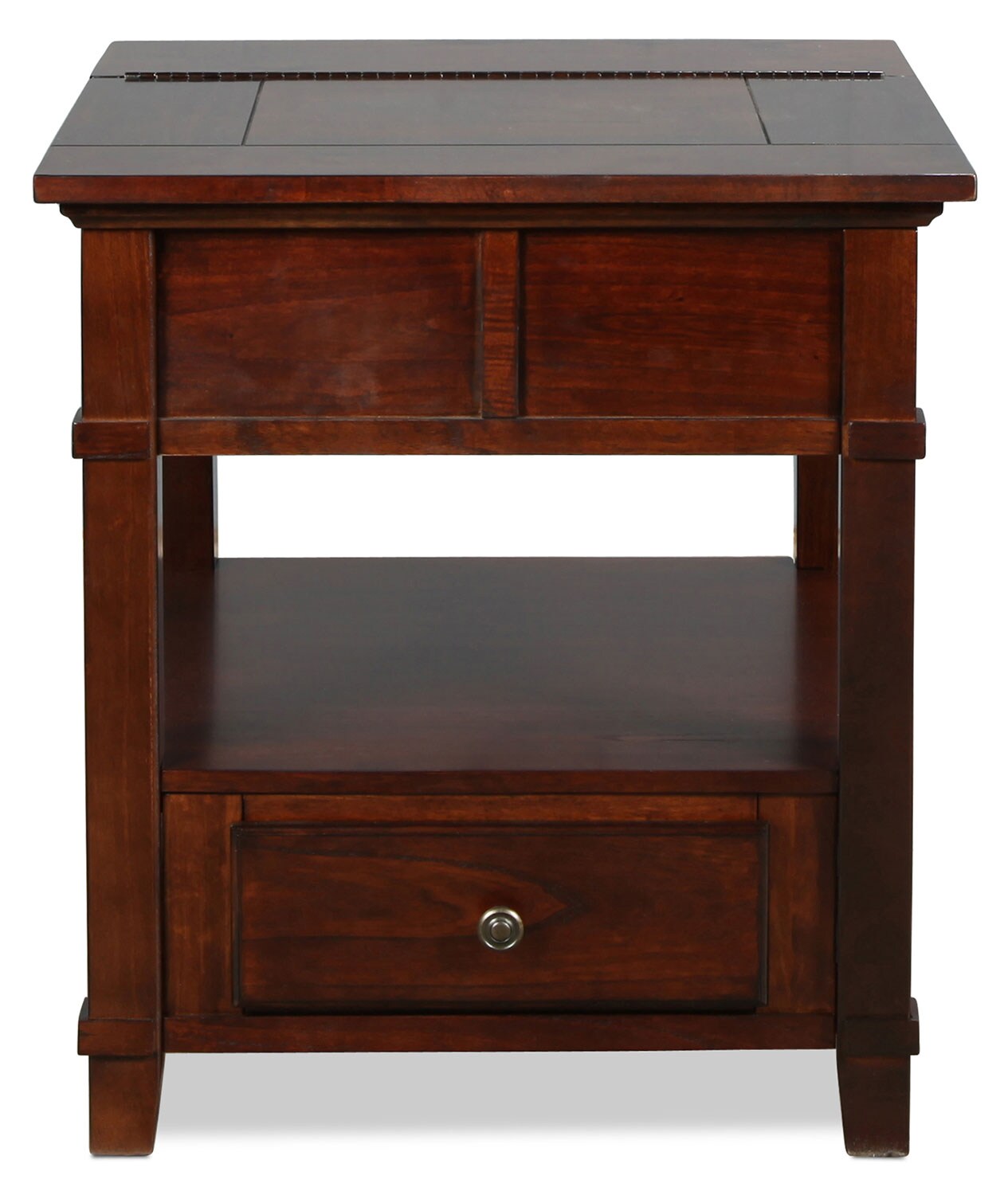 Westin End Table Brown Cherry Levin Furniture