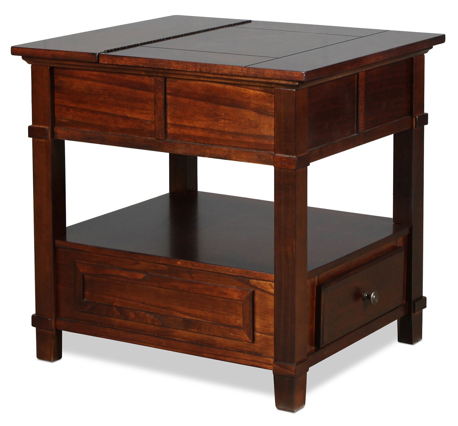 Westin End Table Brown Cherry Levin Furniture