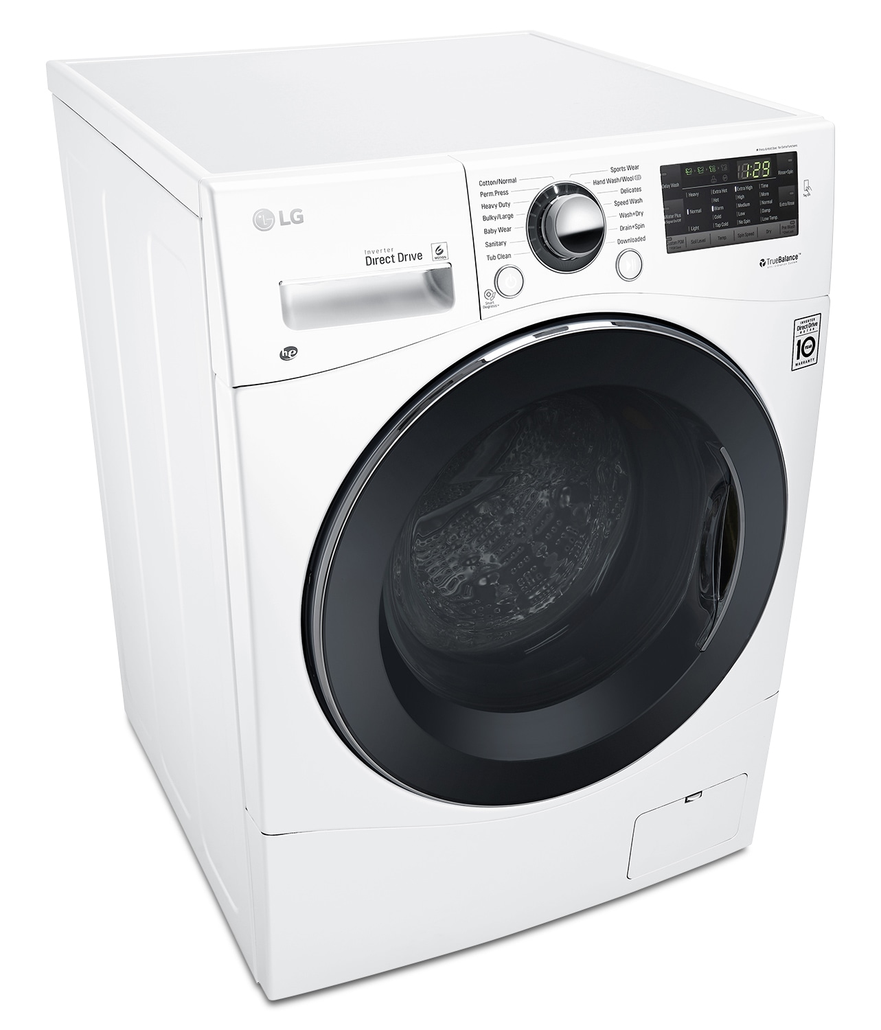 LG 2.6 Cu. Ft. FrontLoad Combination Washer and Dryer WM3488HW The Brick