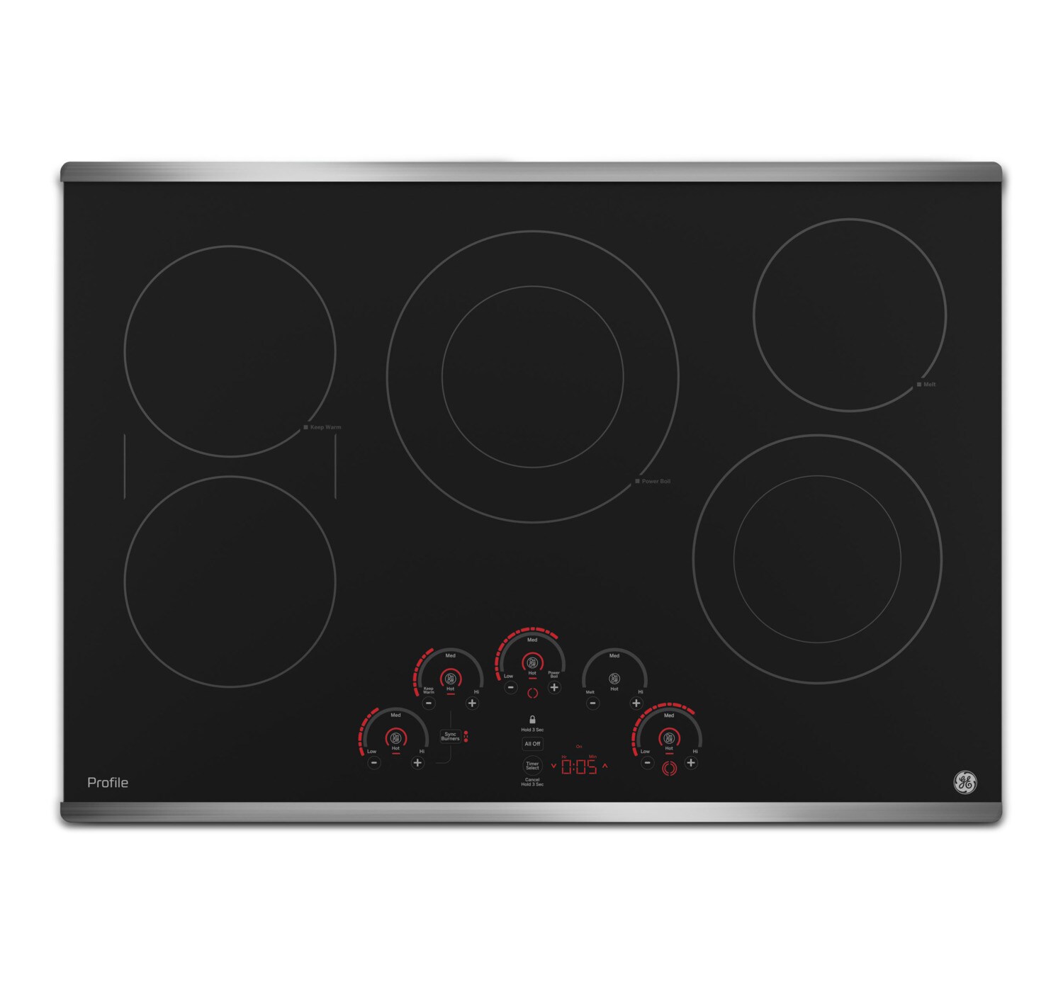 GE Profile 30" Electric Cooktop PP9030SJSS The Brick
