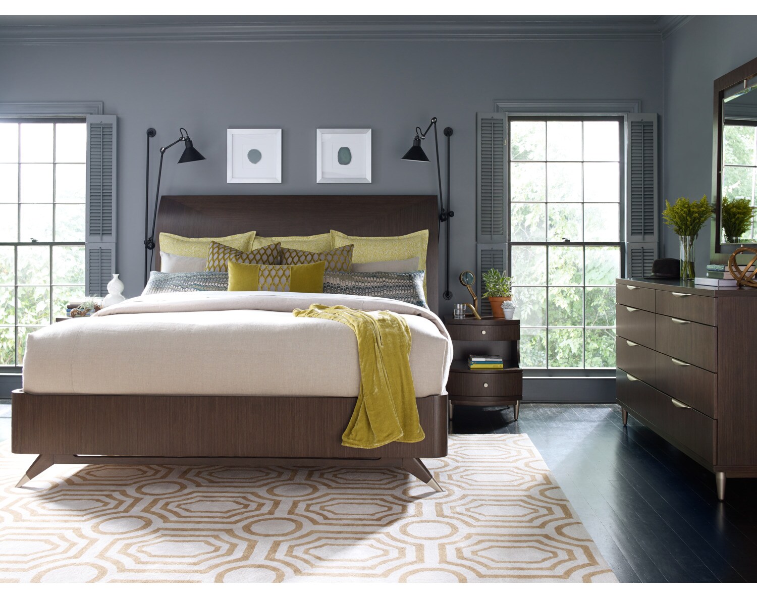 The Rachael Ray Soho Bedroom Collection - Ash Brown