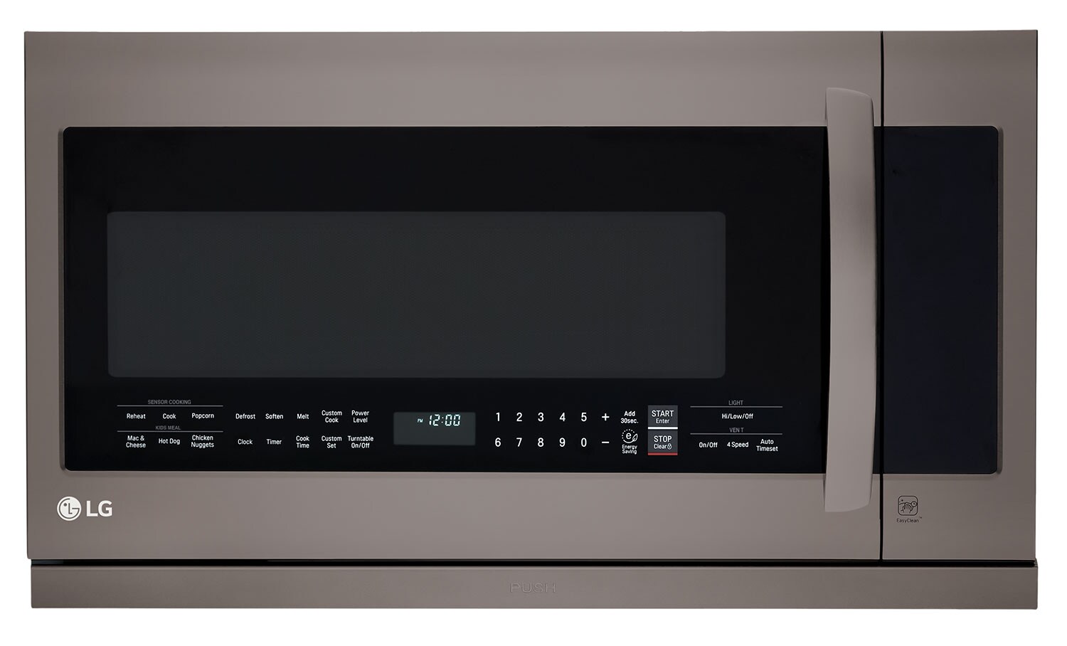 LG 2.2 Cu. Ft. OvertheRange Microwave Black Stainless Steel