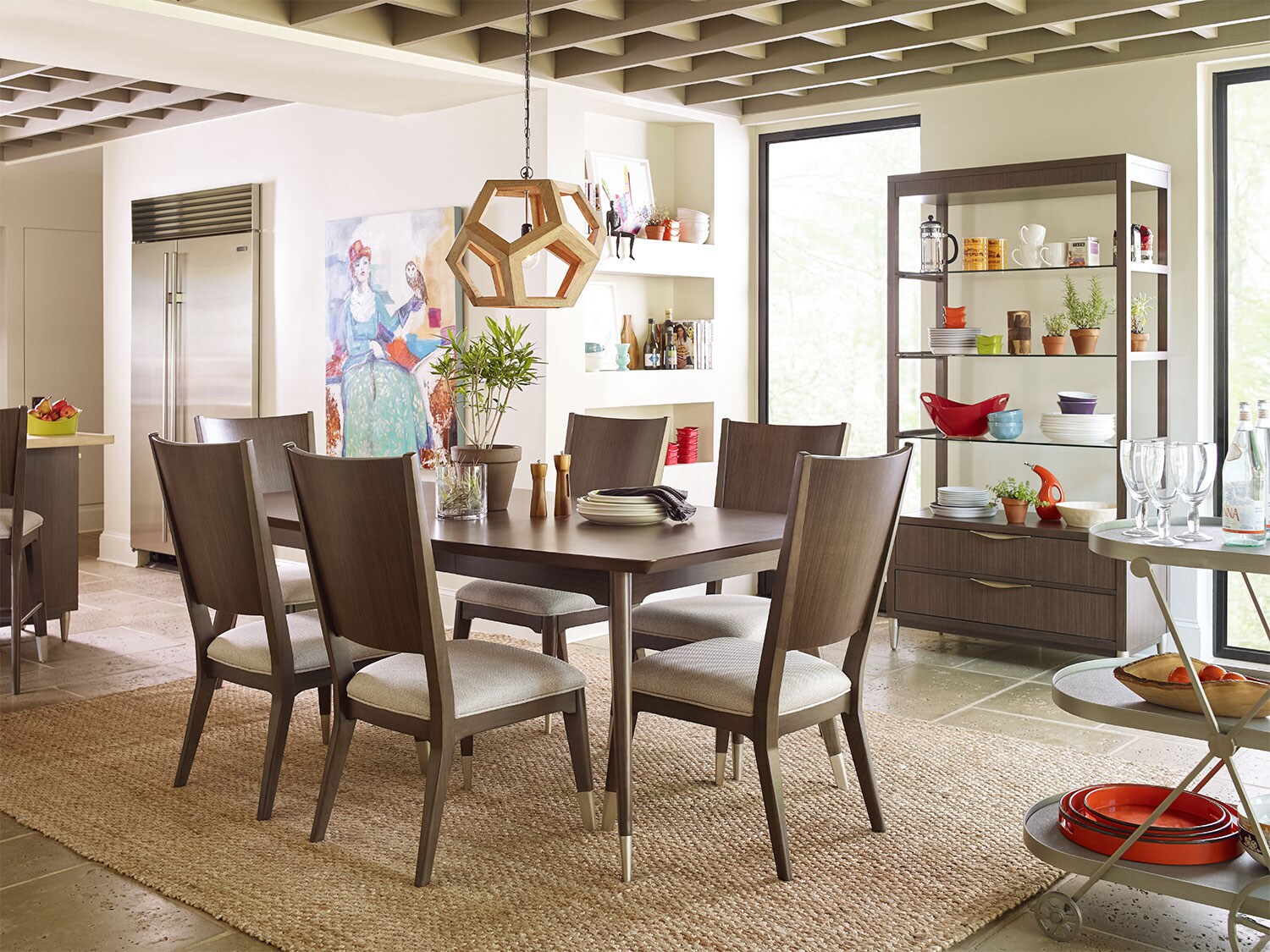 The Rachael Ray Soho Dining Room Collection - Ash Brown