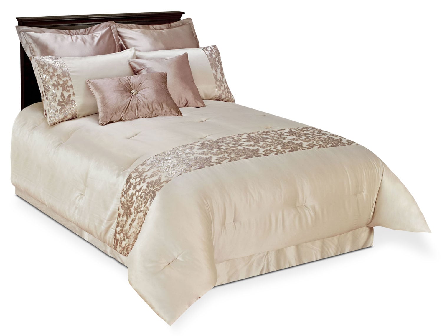 Kylie 8Piece Queen Comforter Set The Brick