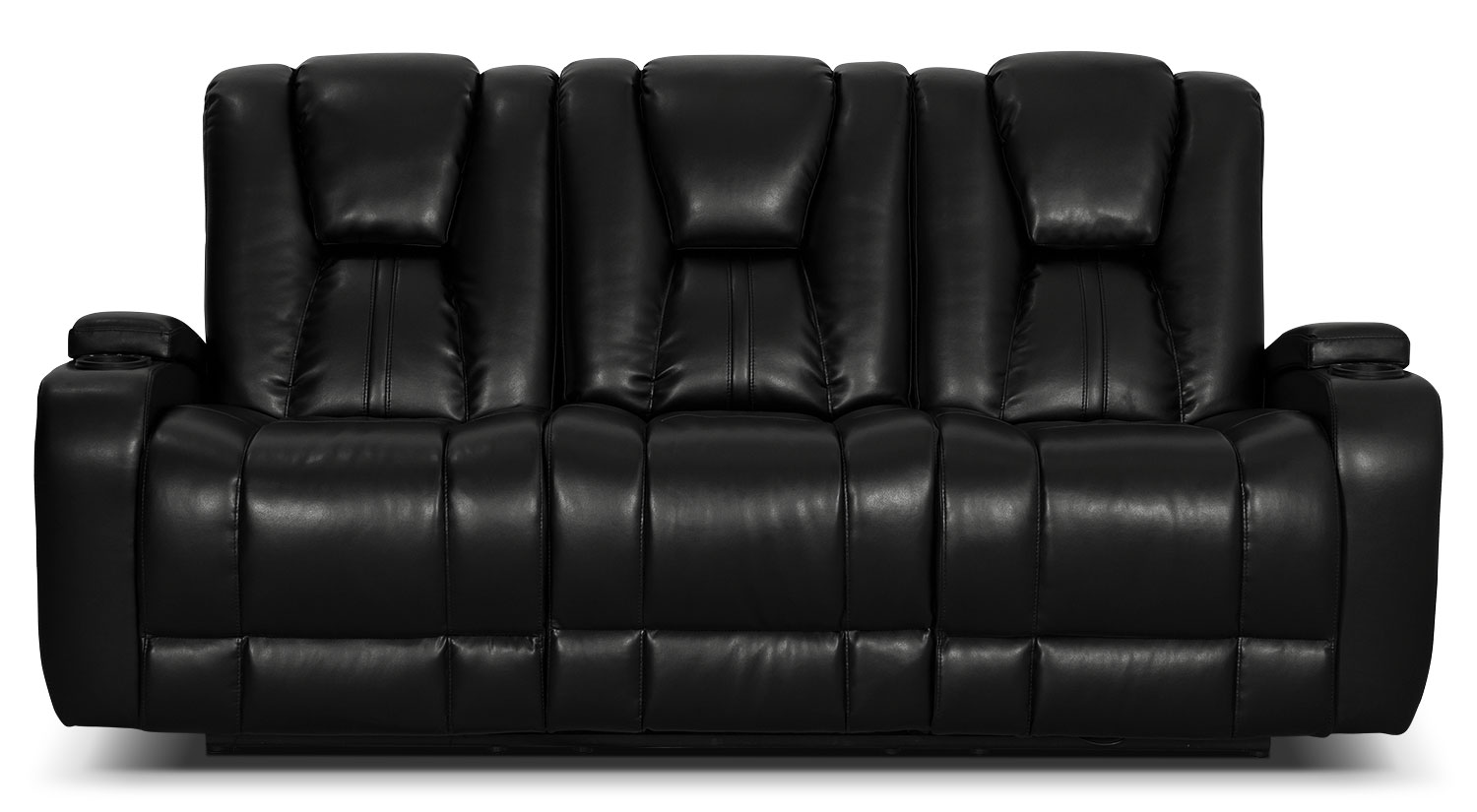 zander bonded leather power reclining sofa