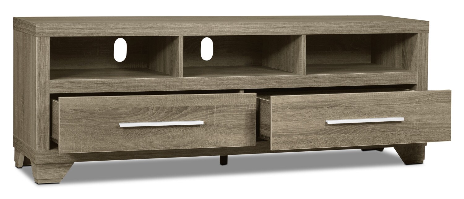 Glendale 60" TV Stand Grey The Brick