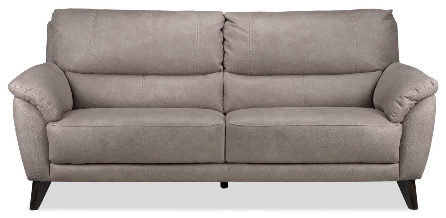 Stafford Sofa Silver Grey Leon's