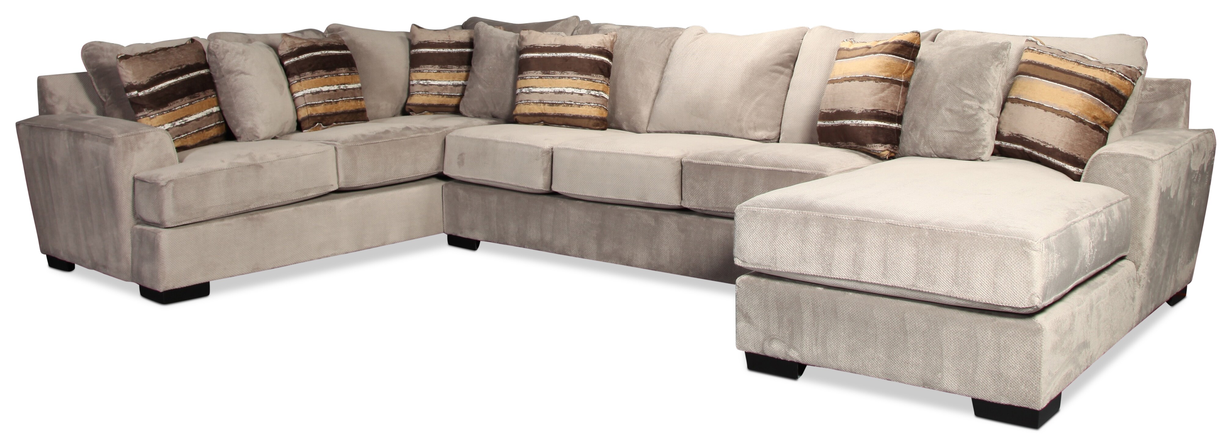 Serendipity 3Piece Sectional Platinum Levin Furniture