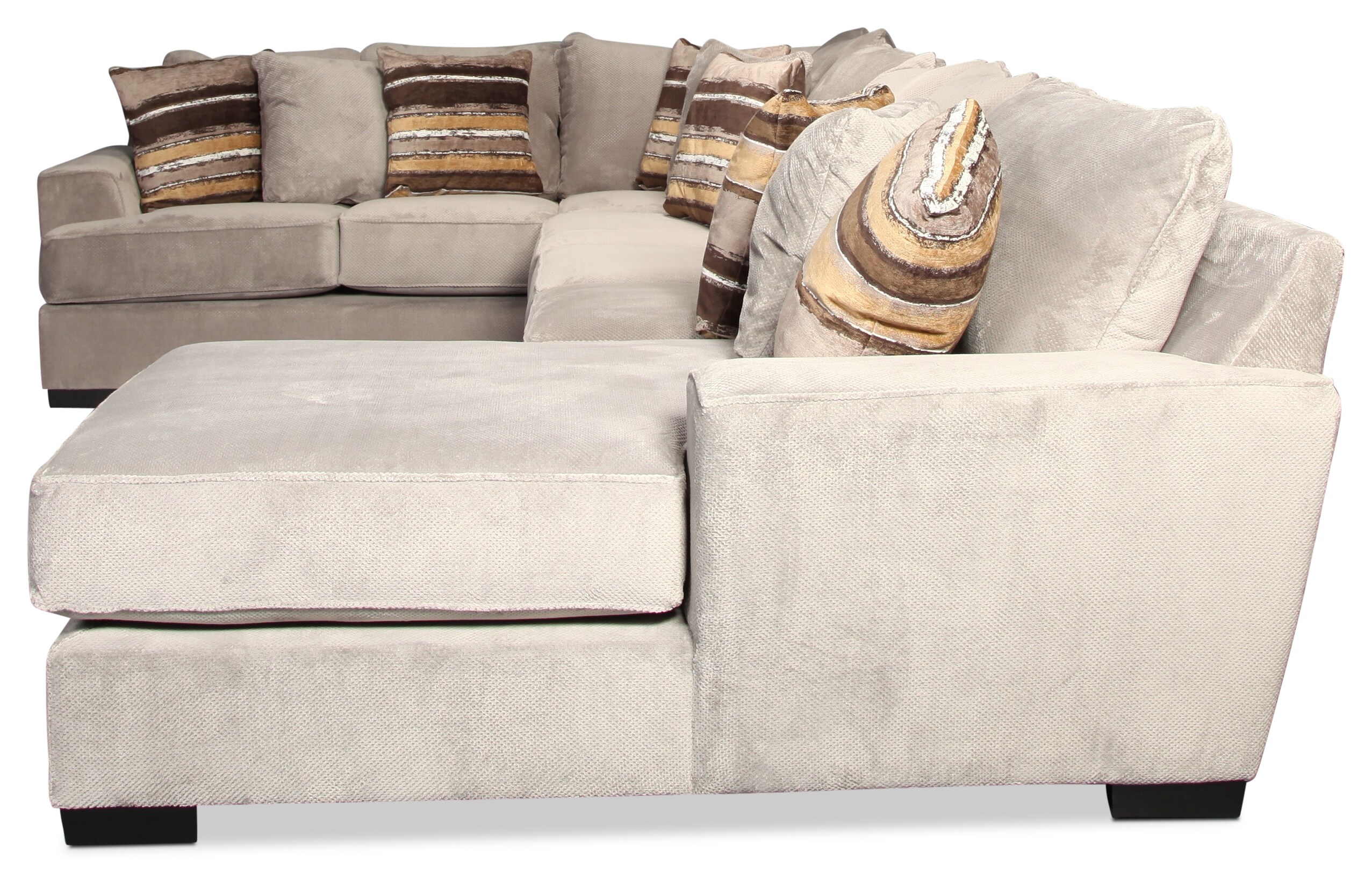 Serendipity 3Piece Sectional Platinum Levin Furniture