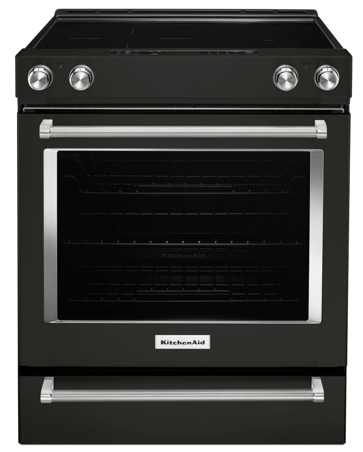 Uncategorized Appliance Parts Kitchener ranges leons kitchenaid black stainless steel slide in electric convection range 6 4 cu ft