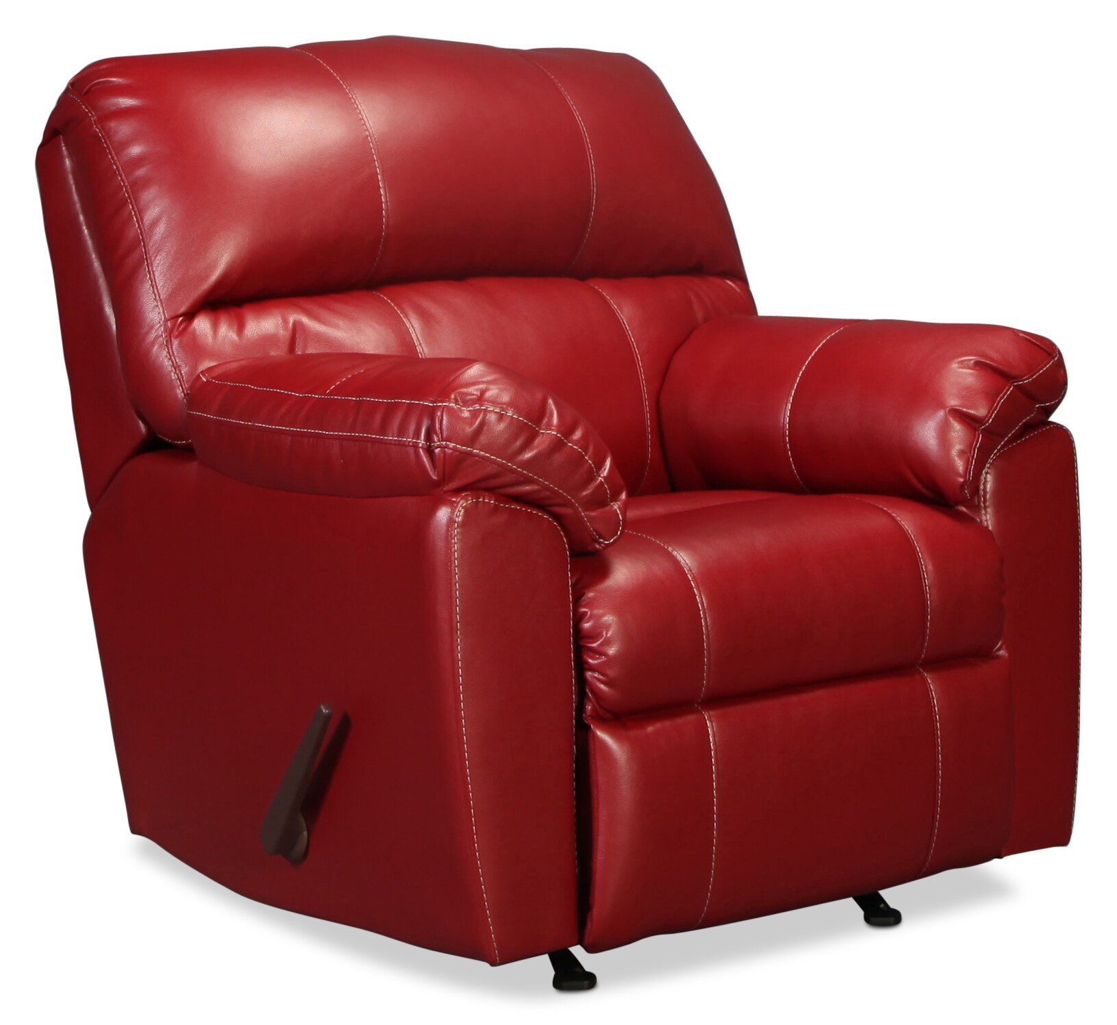 The Rigley Rocker Recliner Red Levin Furniture