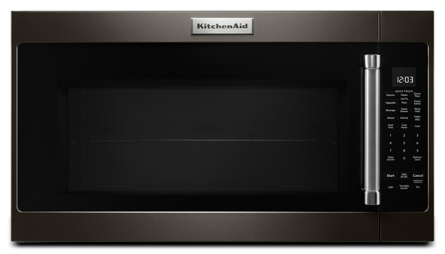 KitchenAid Black Stainless Steel OvertheRange Microwave (2.0 Cu. Ft