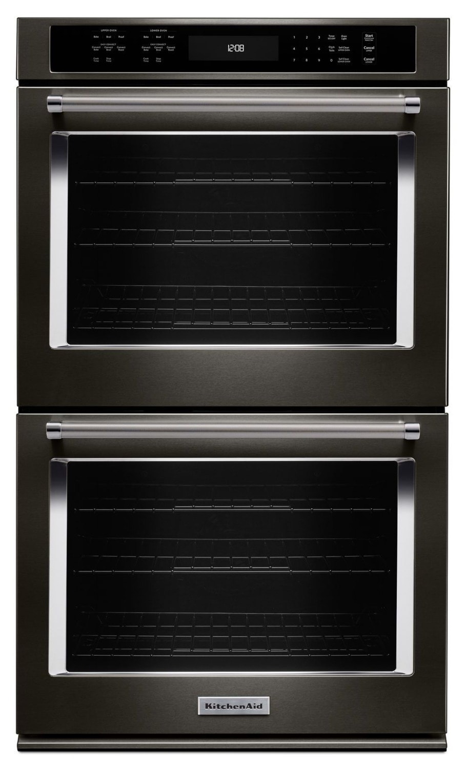 KitchenAid Black Stainless Steel Double Wall Oven (10 Cu. Ft Black Stainless Steel Double Wall Oven