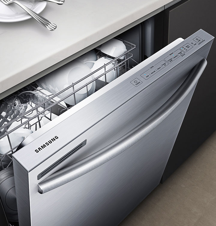 Samsung Stainless Steel 24" Dishwasher DW80M2020US/AC Leon's