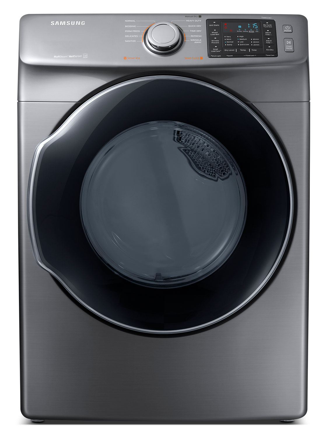 Samsung 7.5 MultiSteam™ Electric Dryer DVE45M5500P/AC The Brick