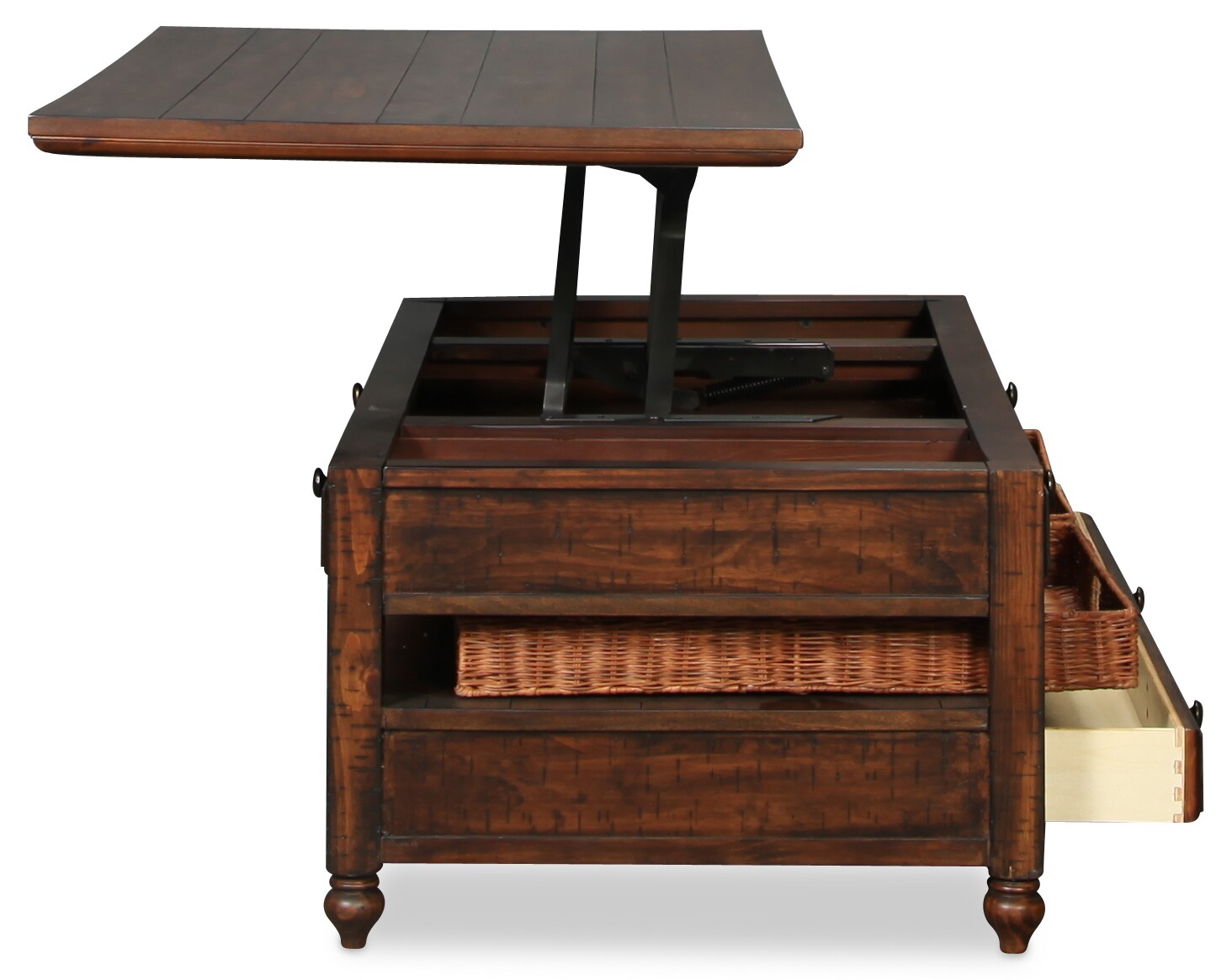 Cottage Lane LiftTop Coffee Table Cherry Levin Furniture
