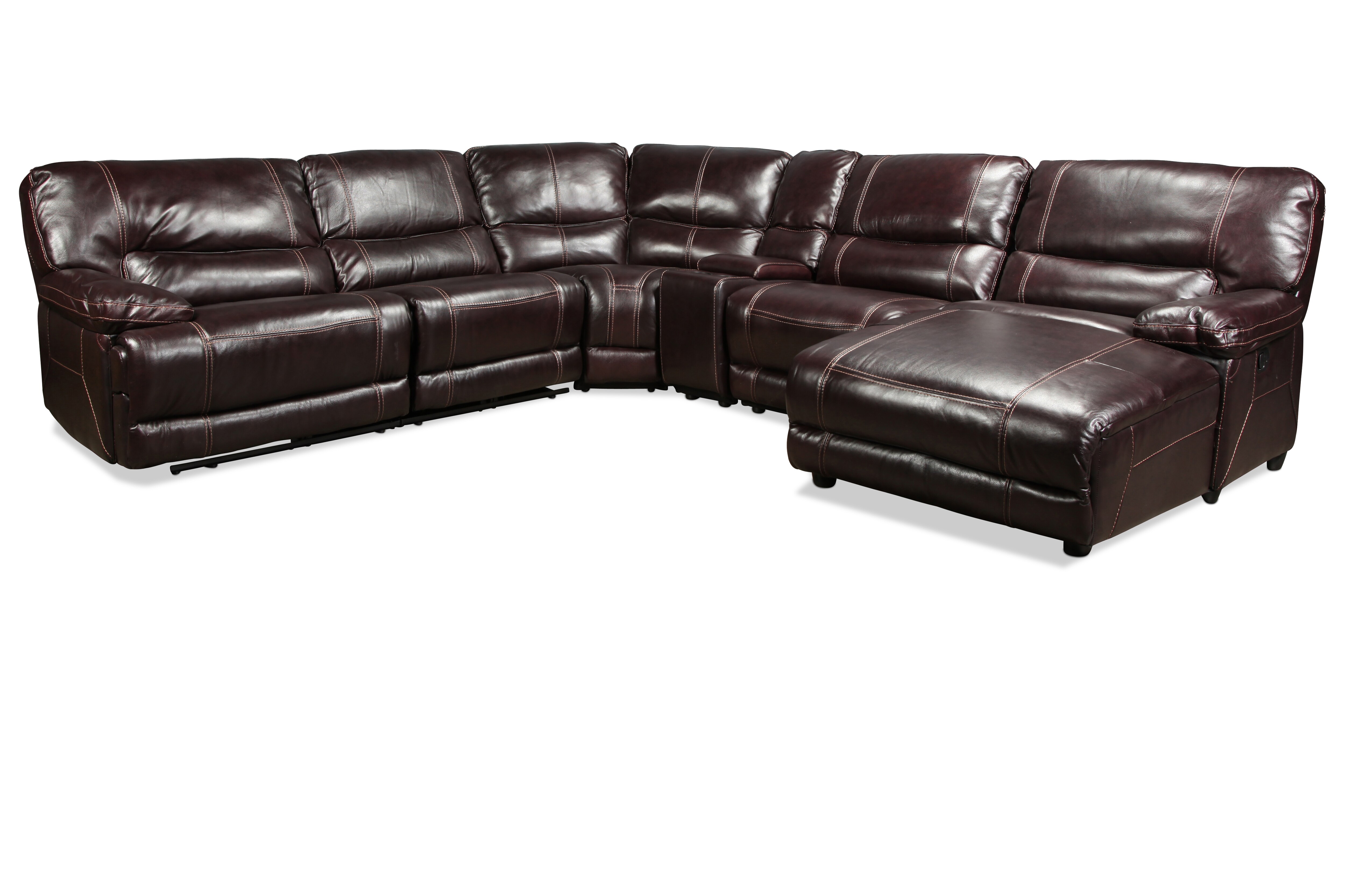 Dermott 6Piece Power Reclining Sectional Levin Furniture